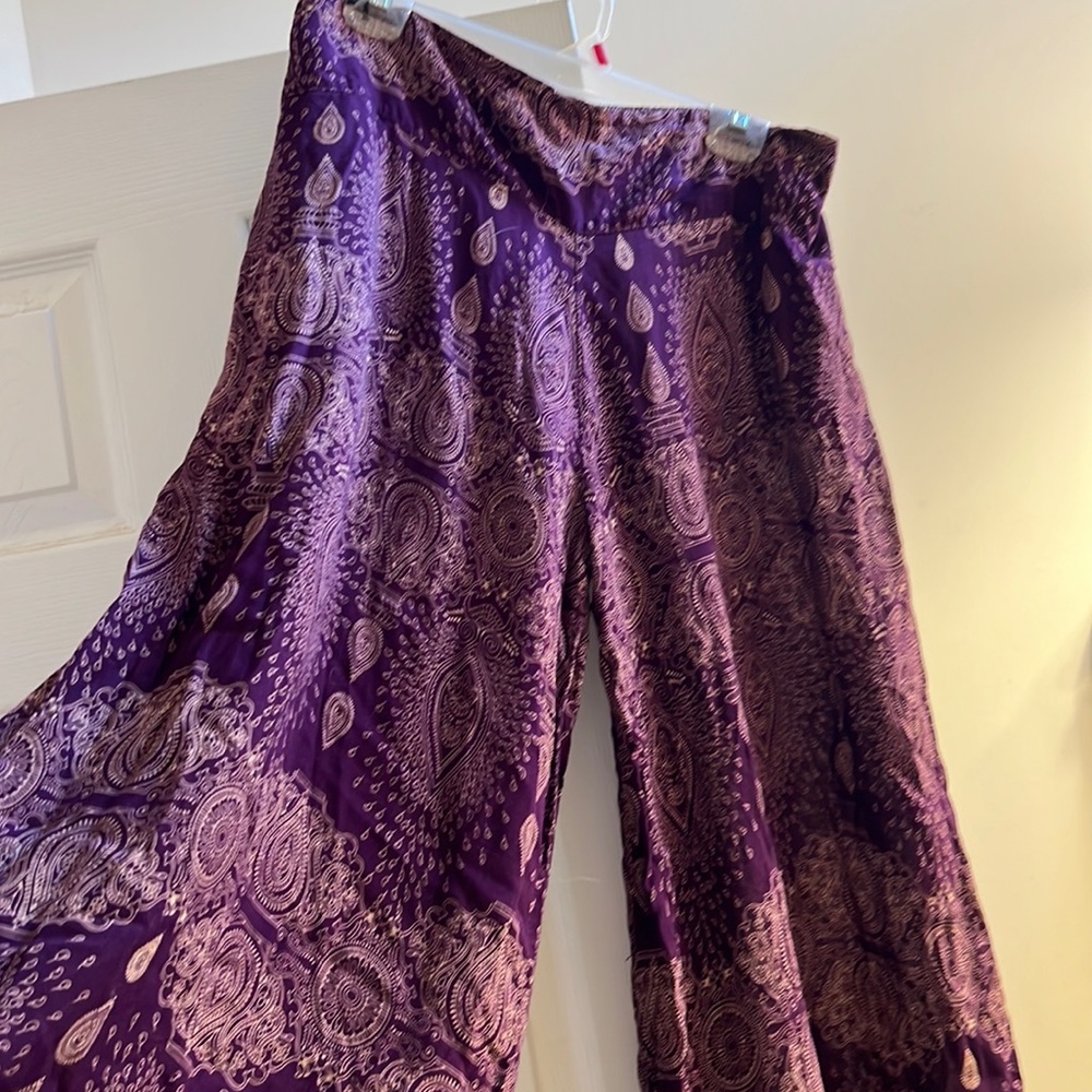 Wide leg harem pants